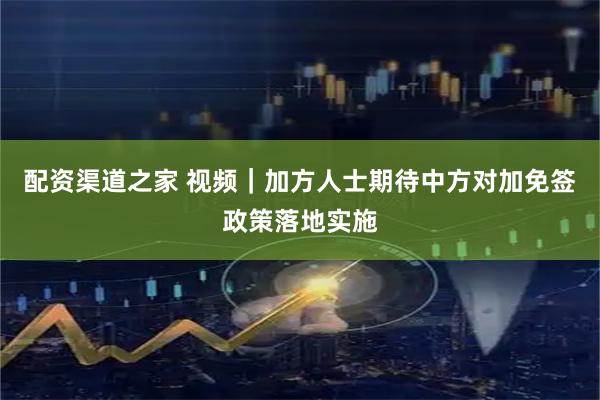 配资渠道之家 视频｜加方人士期待中方对加免签政策落地实施